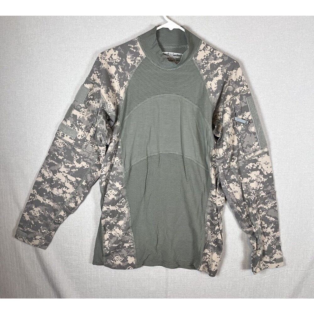 Army Combat Shirt Flame Resistant Size Medium Team Soldier Camo Tactical Long